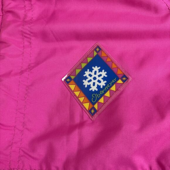 Obermeyer Grow with You Snow Ski Set 3 Pc Jacket Bib Pants Fleece Girls 7 Pink - Picture 13 of 16